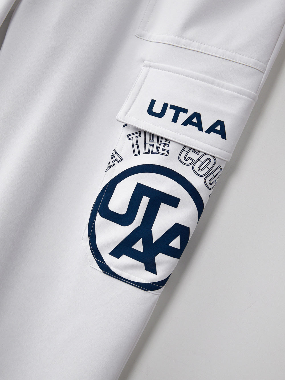 UTAA シンボルロゴパンツ ホワイト : Men's