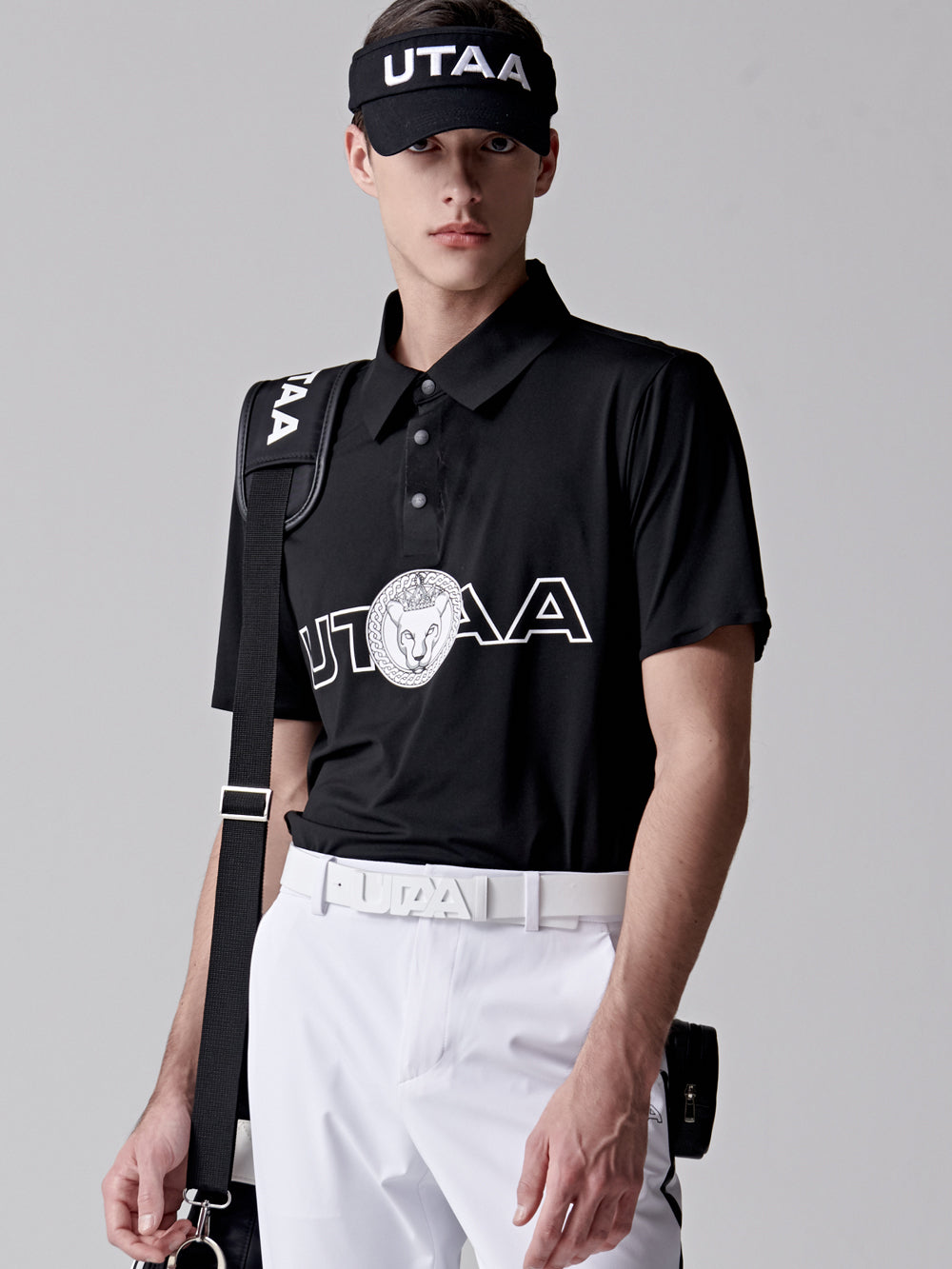 UTAA リングパンサーカラーラインパンツ ホワイト : Men's