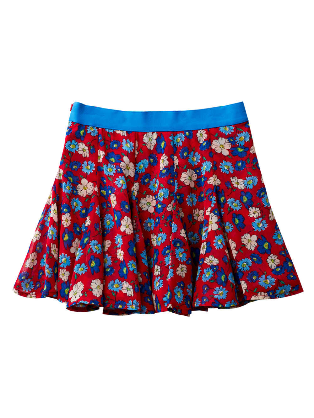 UTAA カラーポップFlowerフレアスカート : Women's