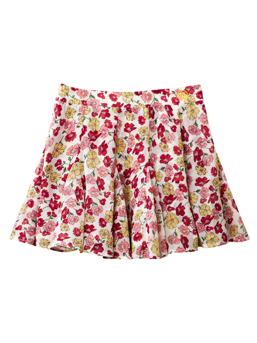 UTAA カラーポップFlowerフレアスカート : Women's