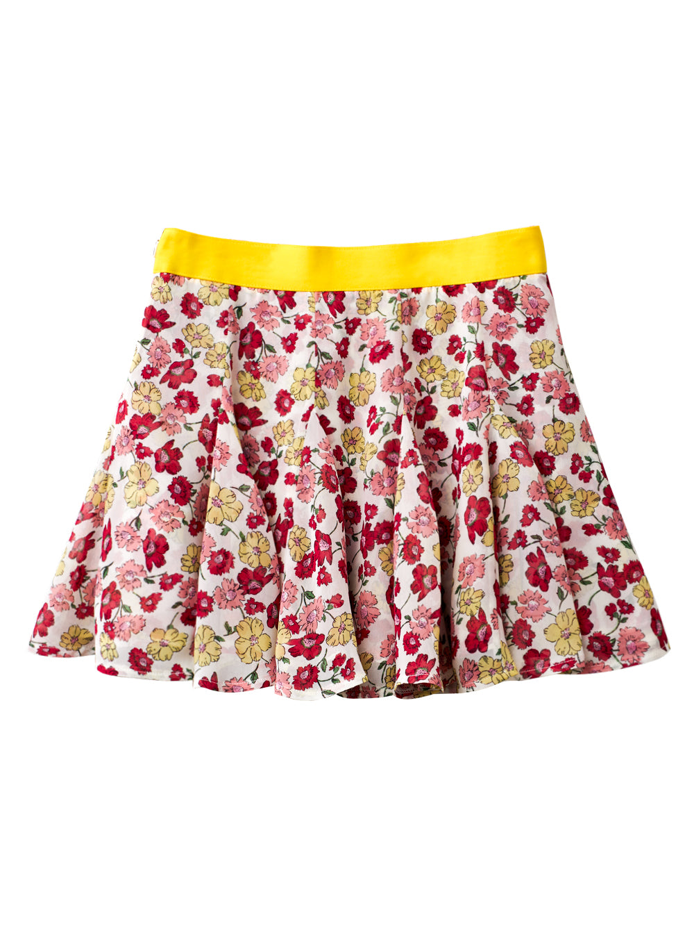 UTAA カラーポップFlowerフレアスカート : Women's