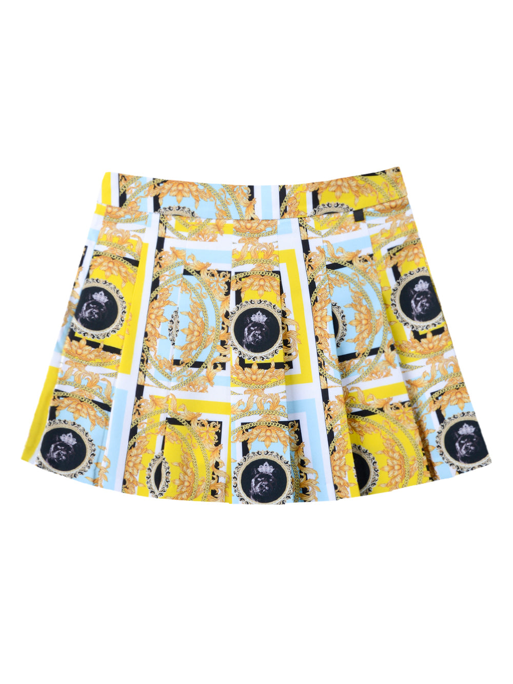 ユタ ストライプバロックフレアスカート (女性用)