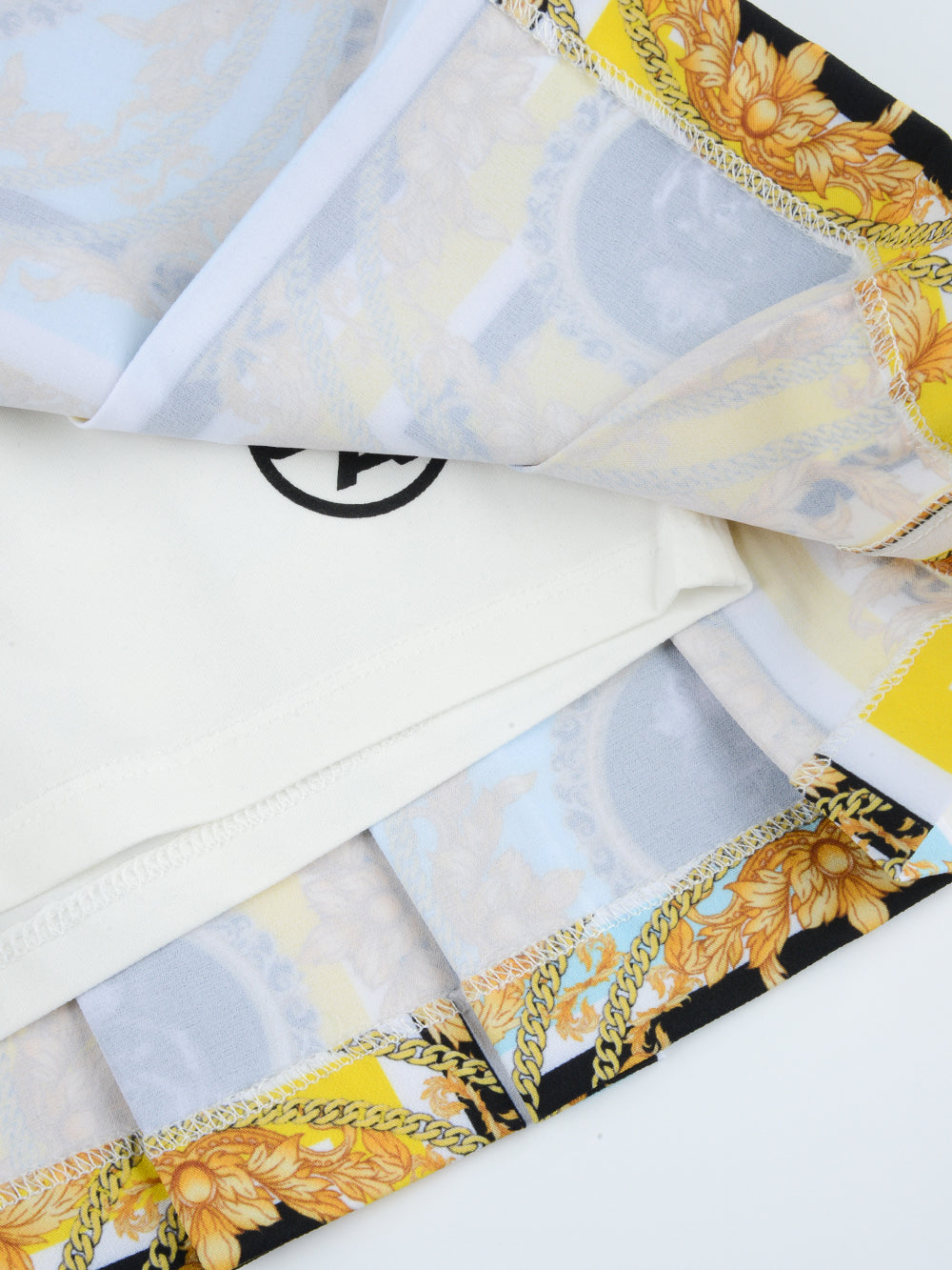 ユタ ストライプバロックフレアスカート (女性用)