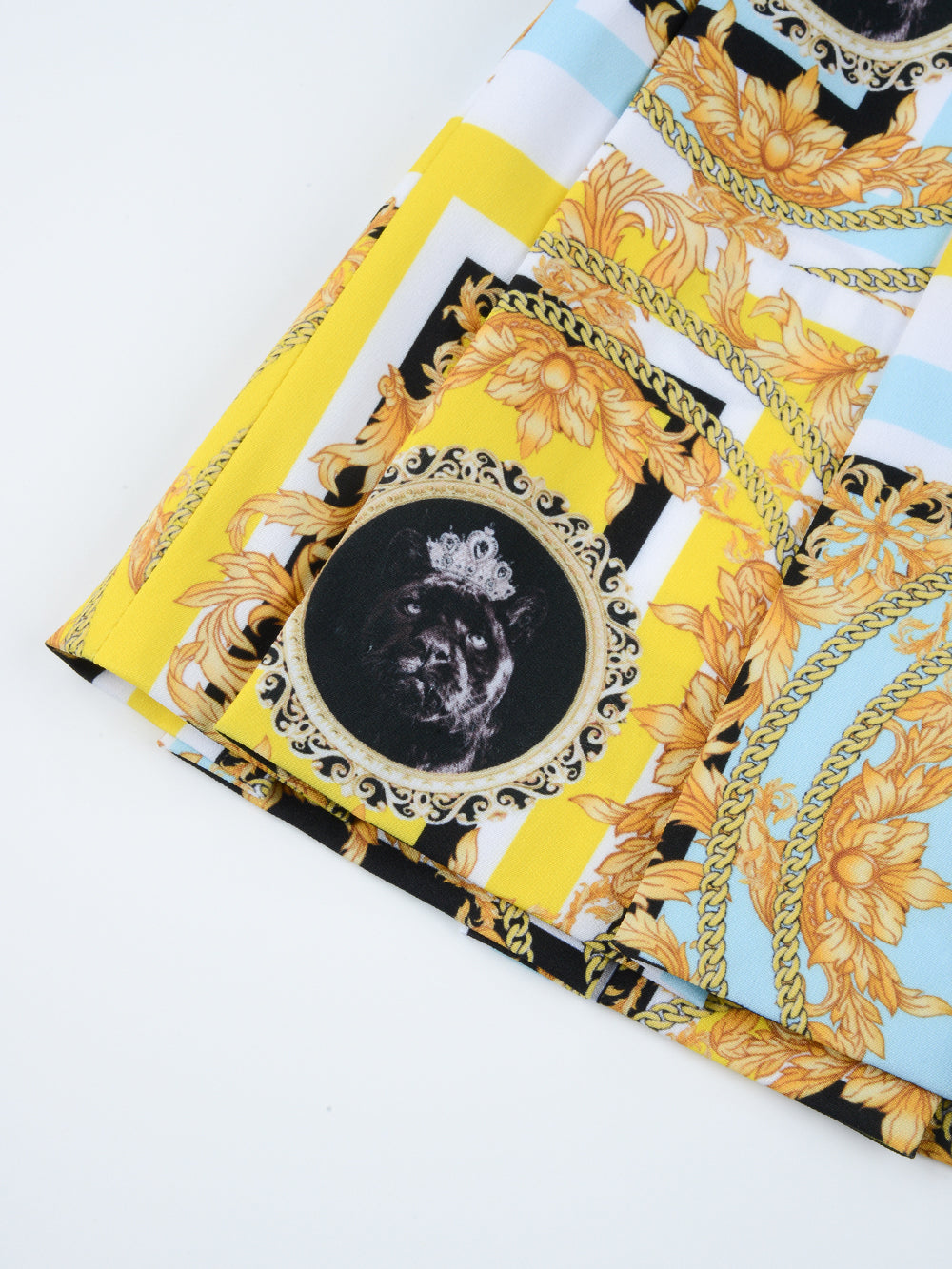 ユタ ストライプバロックフレアスカート (女性用)