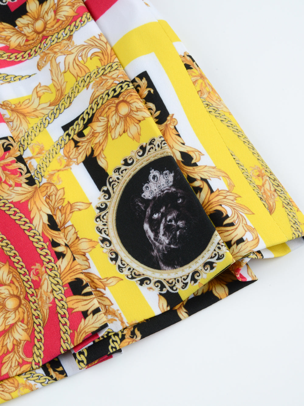 ユタ ストライプバロックフレアスカート (女性用)