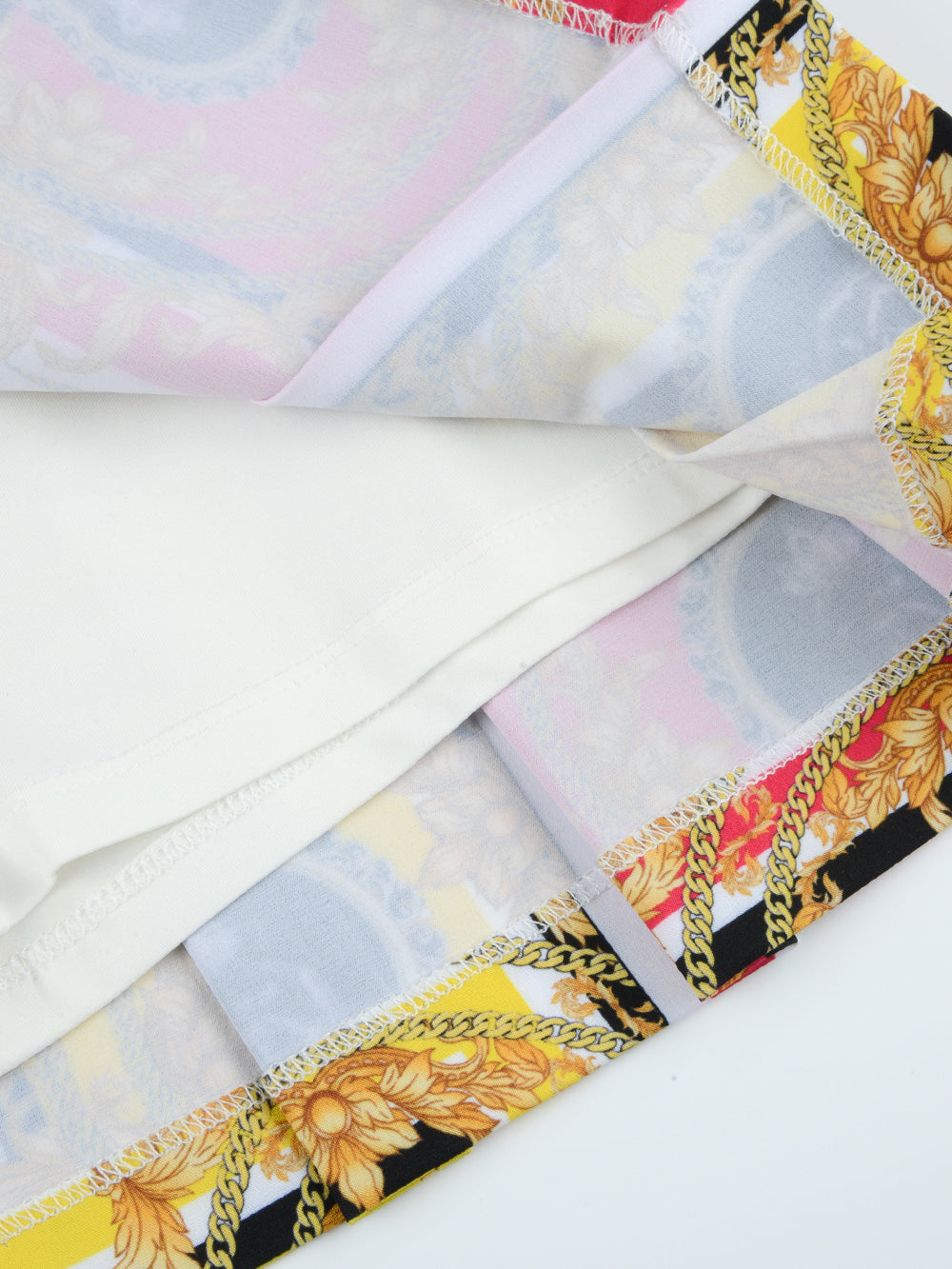 ユタ ストライプバロックフレアスカート (女性用)