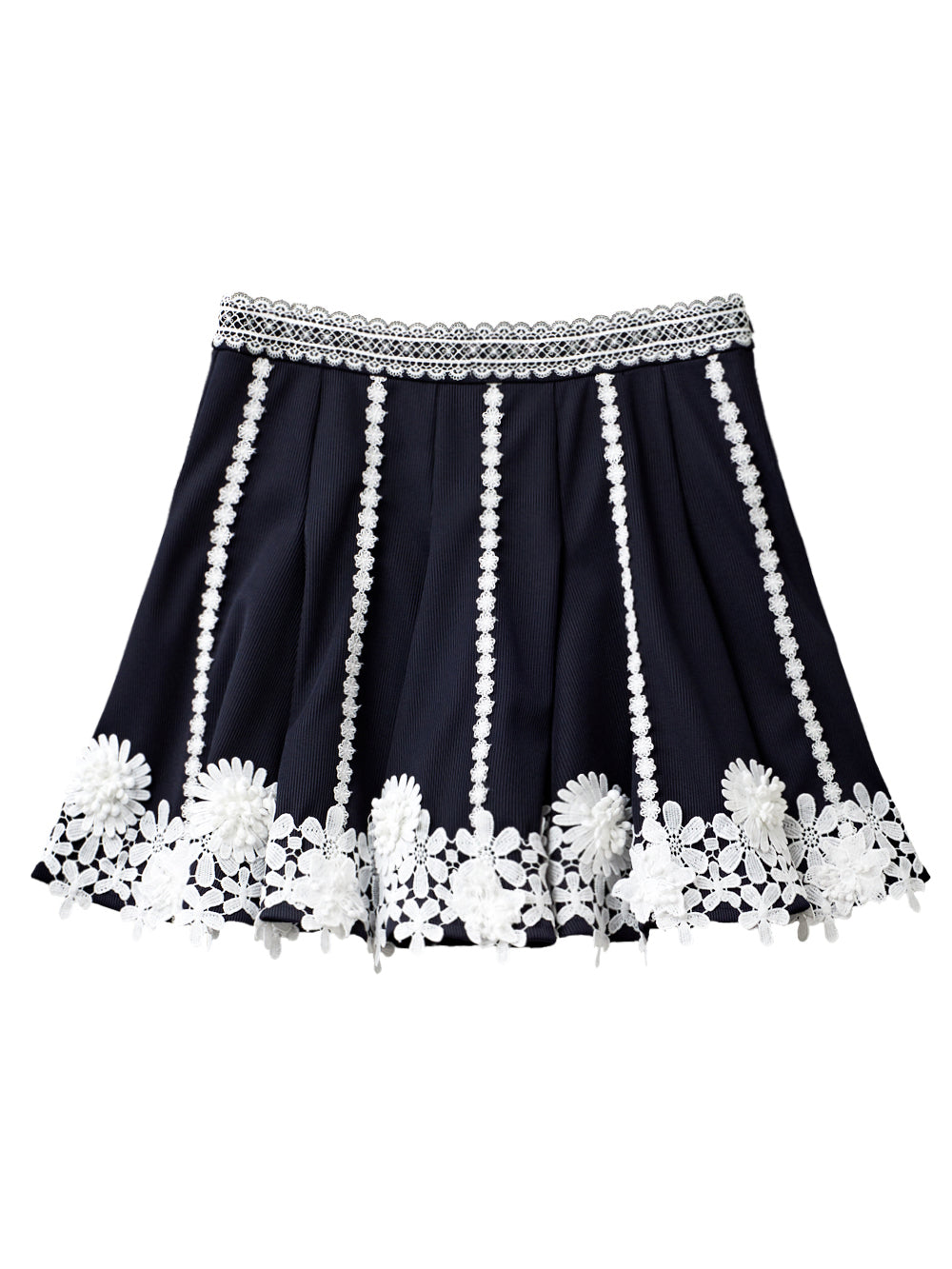 UTAA ノートルダムFlowerレースフレアスカート : Women's