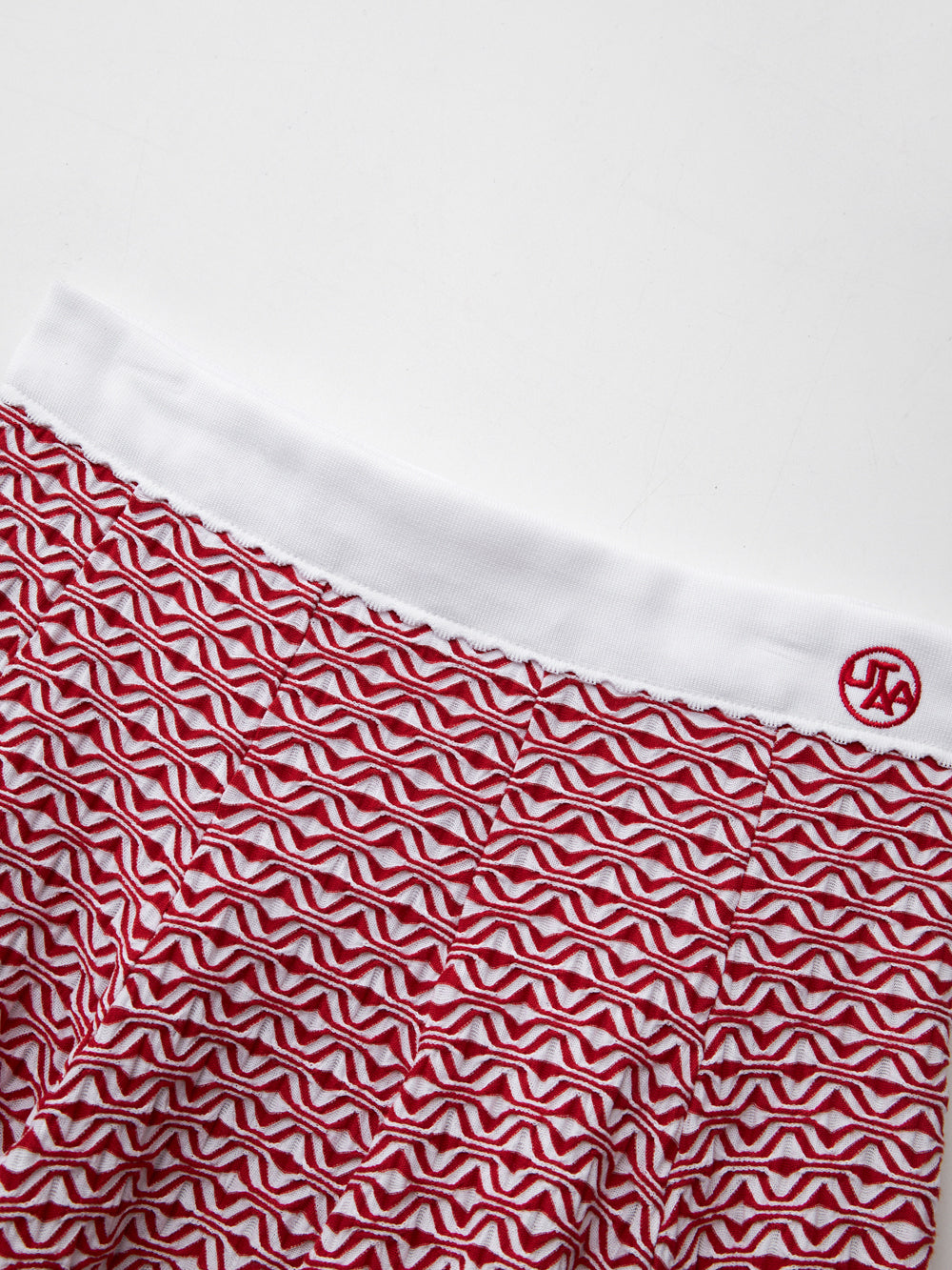UTAA Rippleパターンフレアスカート レッド : Women's