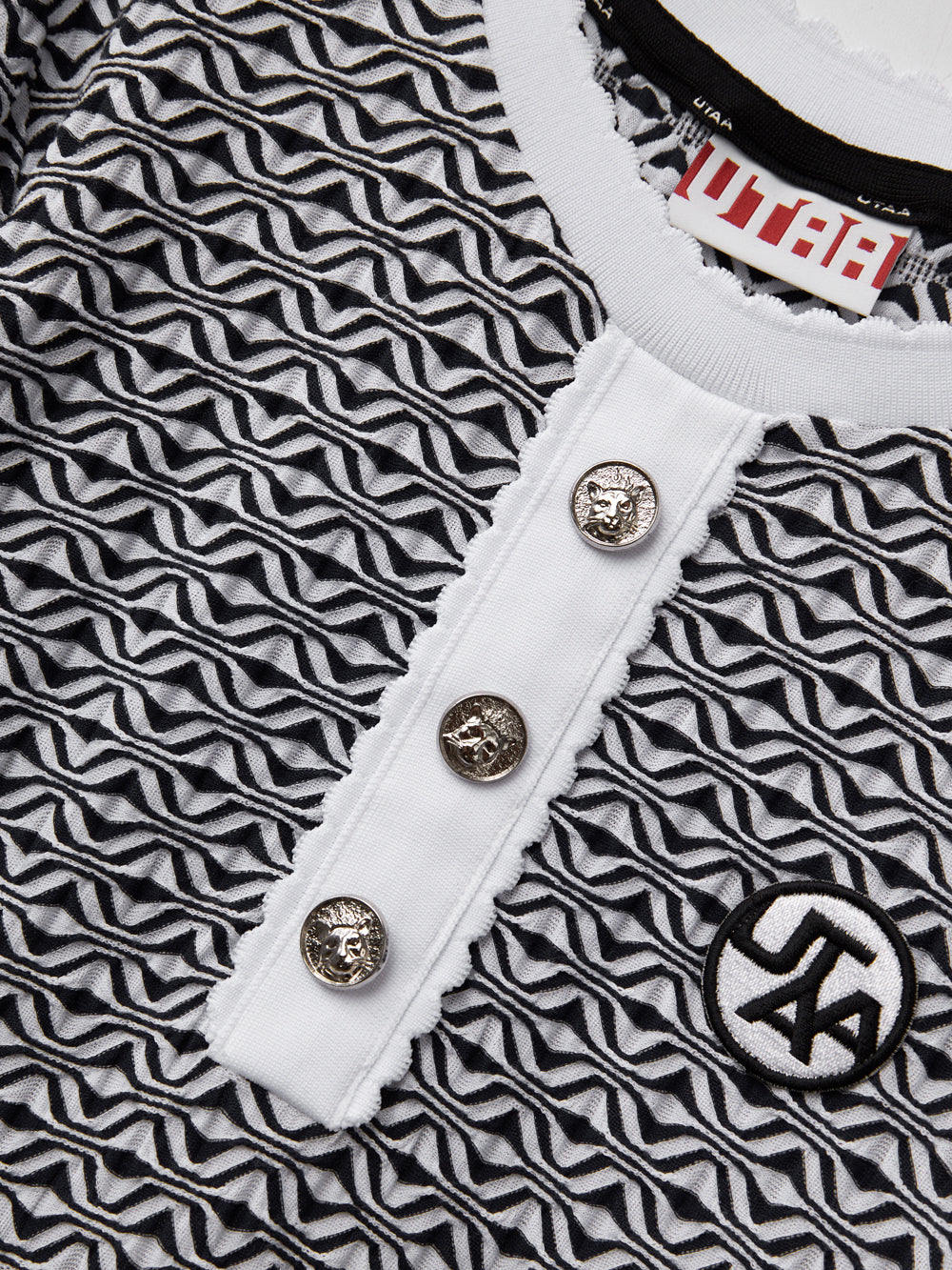 UTAA RippleパターンスリーブTシャツ : Women's