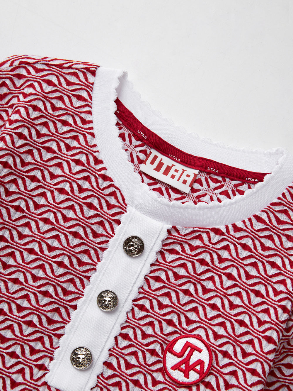 UTAA RippleパターンスリーブTシャツ : Women's