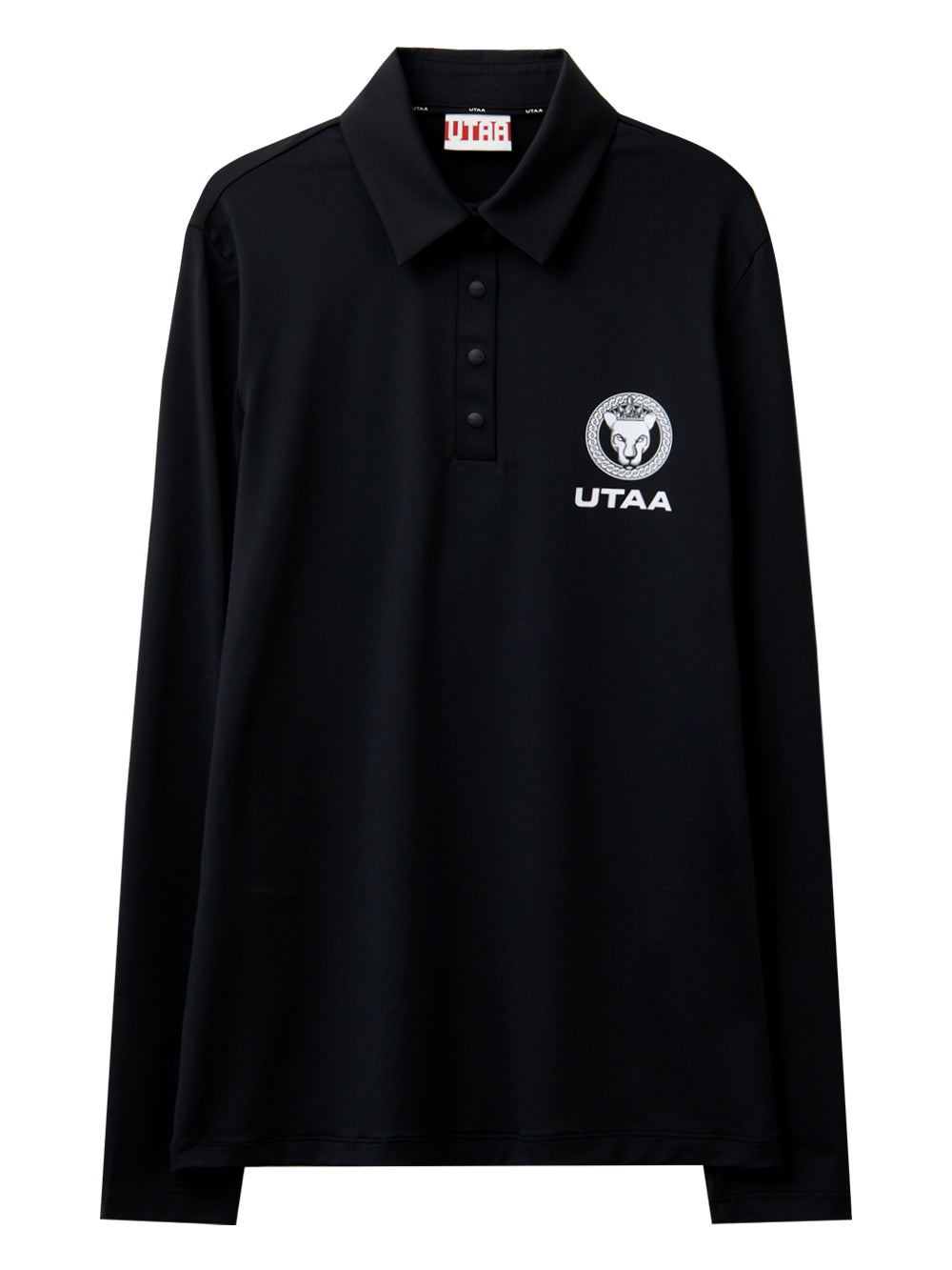 UTAA クラウンリングパンサーTシャツ ブラック:レディース