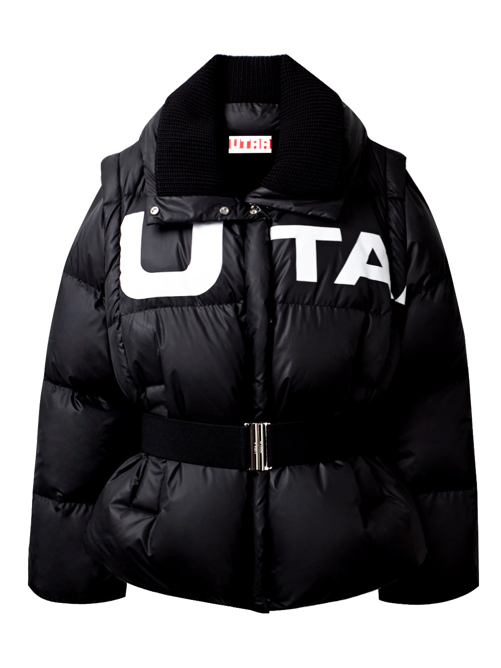 UTAA ボールドロゴBeltedダウンジャンパー : Women's