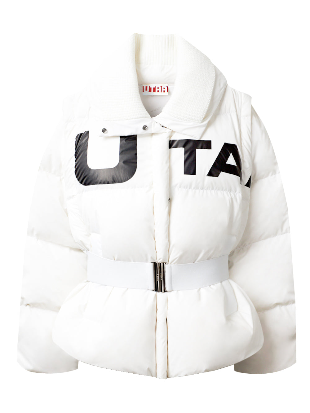 UTAA ボールドロゴBeltedダウンジャンパー : Women's