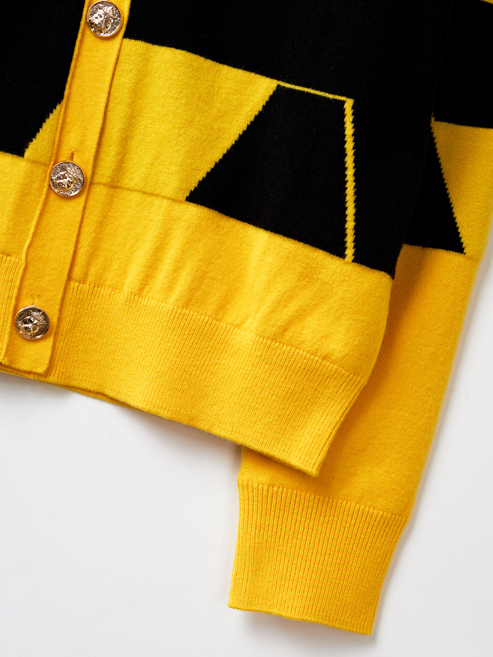 UTAA ミッドデーボールドロゴニットカーディガン イエロー : Women's