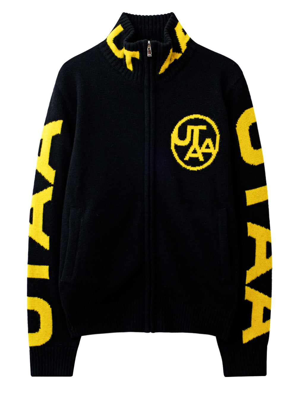 UTAA カラーマッチエンブレムニートジップアップ : Women's