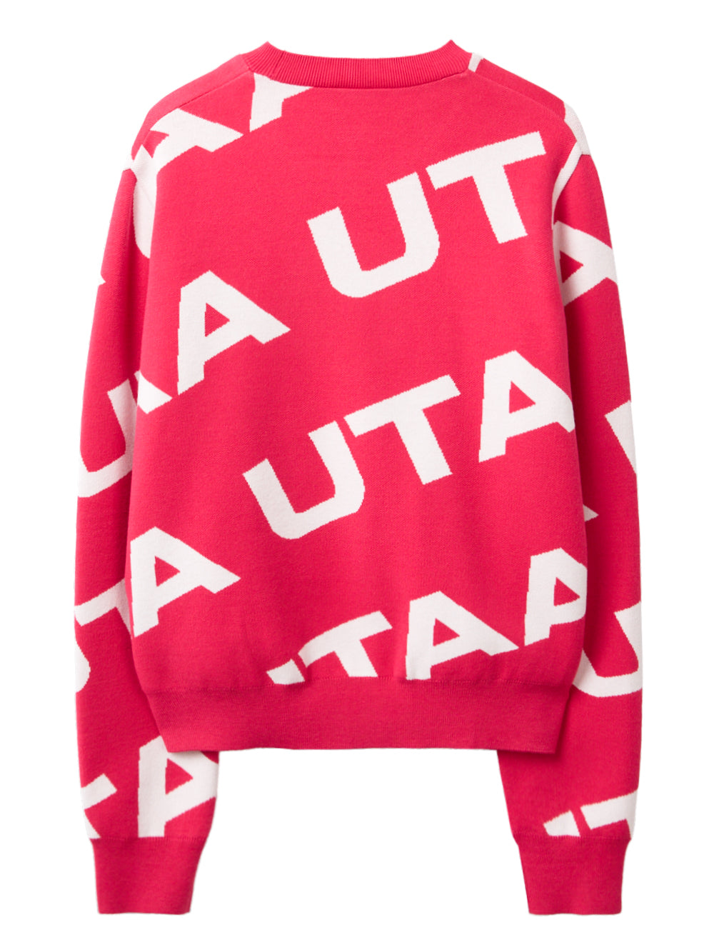 UTAA ロゴウェーブニットプルオーバー ピンク : Women's