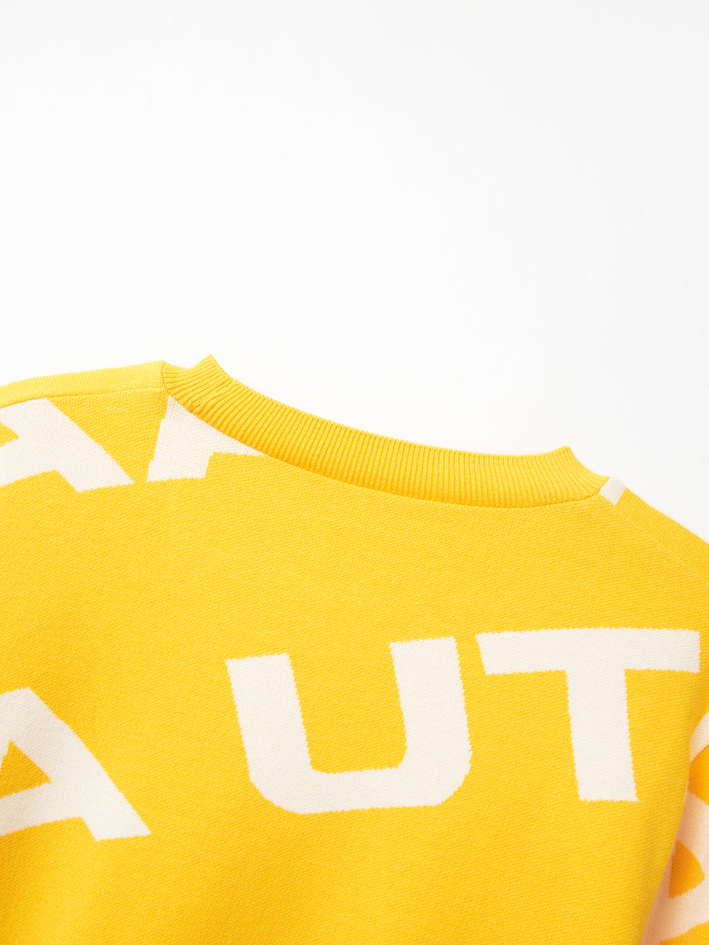 UTAA ロゴウェーブニットプルオーバー イエロー : Women's