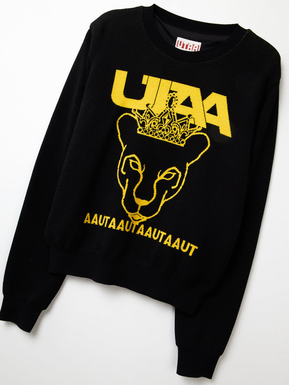 UTAA クラウンパンサーニットプルオーバー ブラック : Women's