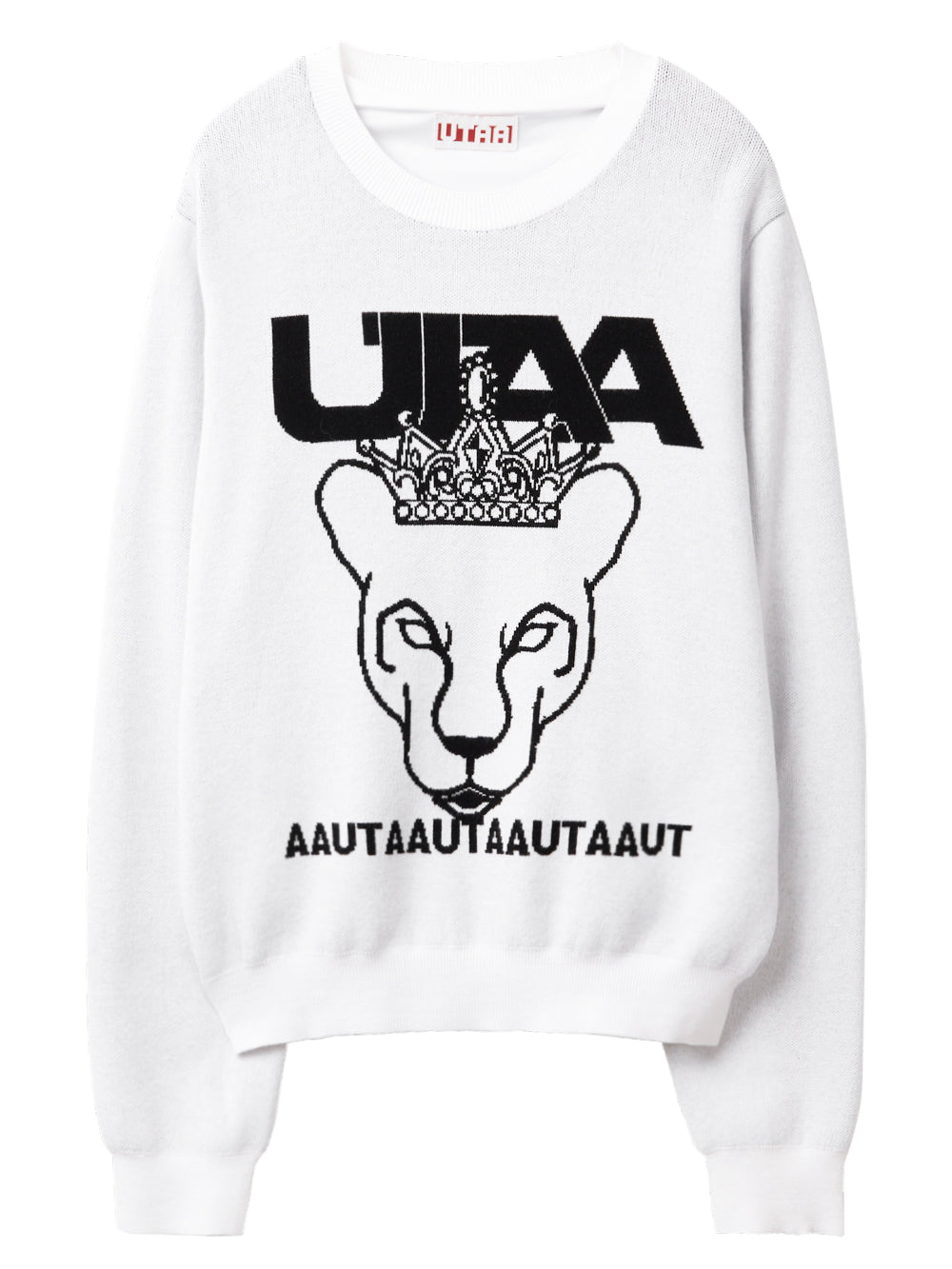 UTAA クラウンパンサーニットプルオーバー ホワイト : Women's