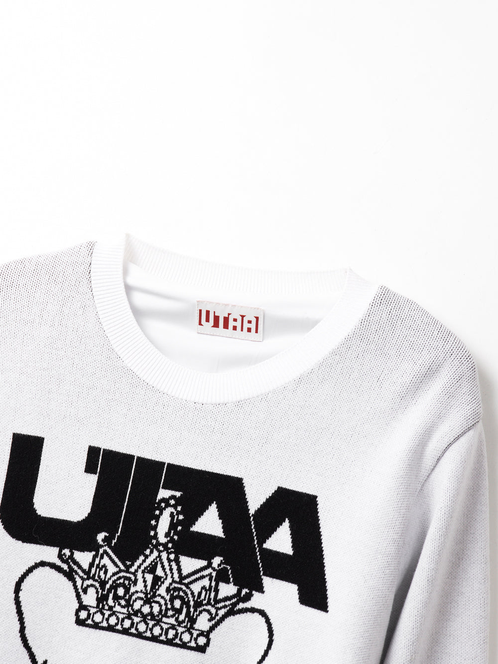 UTAA クラウンパンサーニットプルオーバー ホワイト : Women's