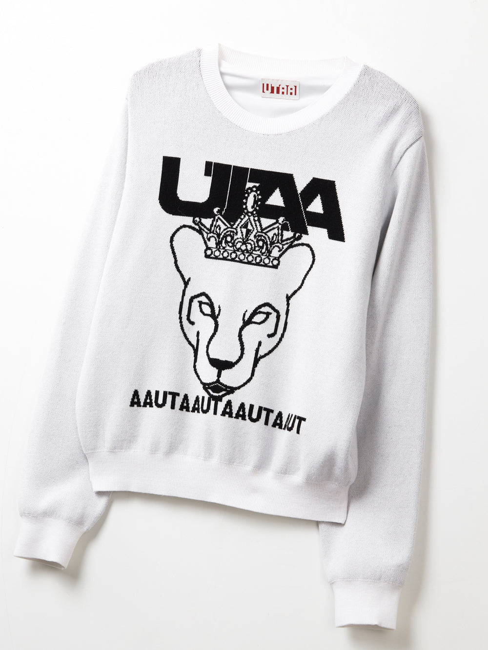 UTAA クラウンパンサーニットプルオーバー ホワイト : Women's