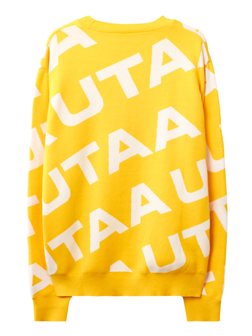 UTAA ロゴウェーブニットプルオーバー イエロー : Men's