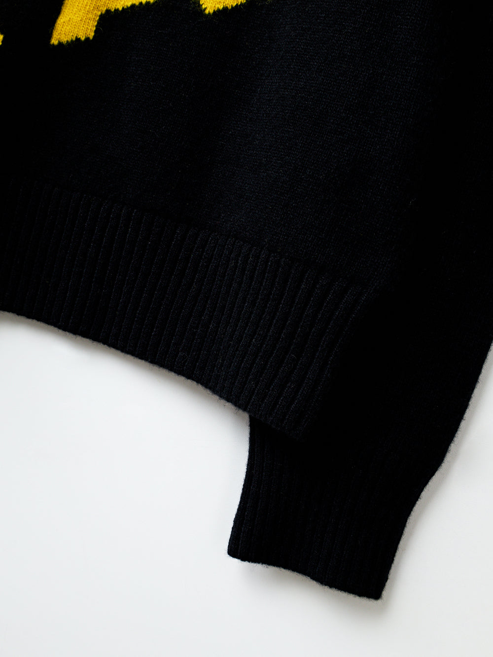 ユタ カラーマッチエンブレムハーフジップアップニート (男性用)