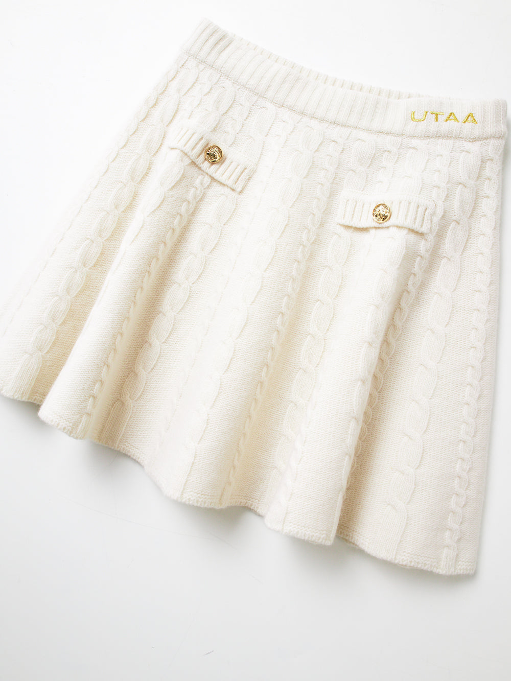 UTAA ドゥカットWoolニットフレアスカート : Women's