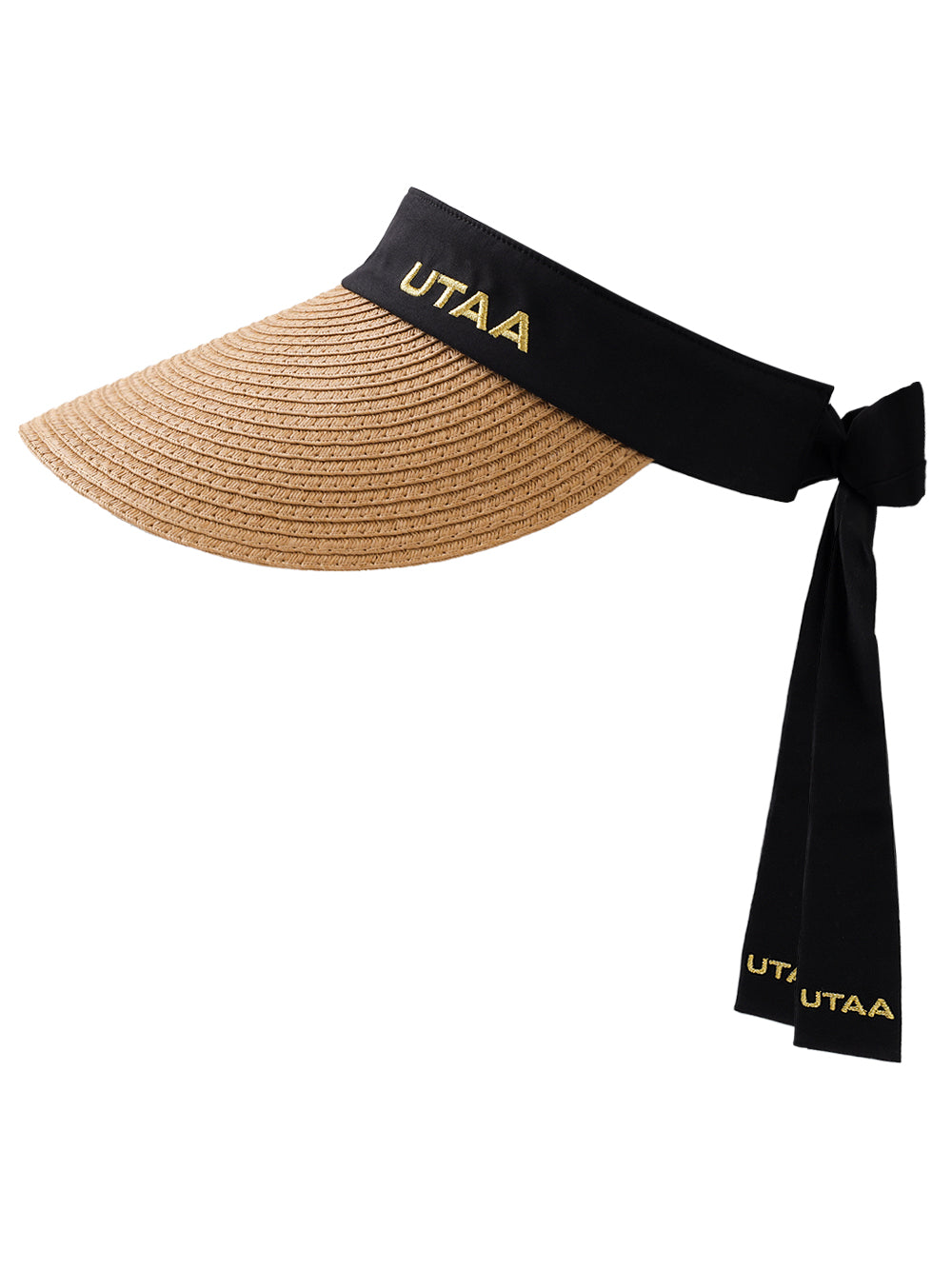 UTAA SunlightRaffiaワイドBrimバイザー : Women's