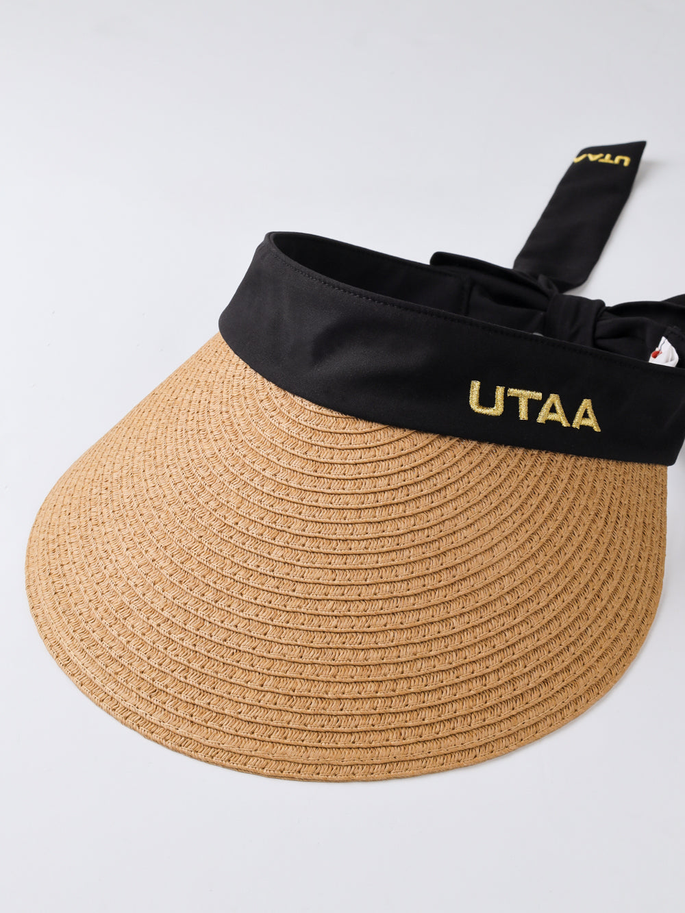 UTAA SunlightRaffiaワイドBrimバイザー : Women's