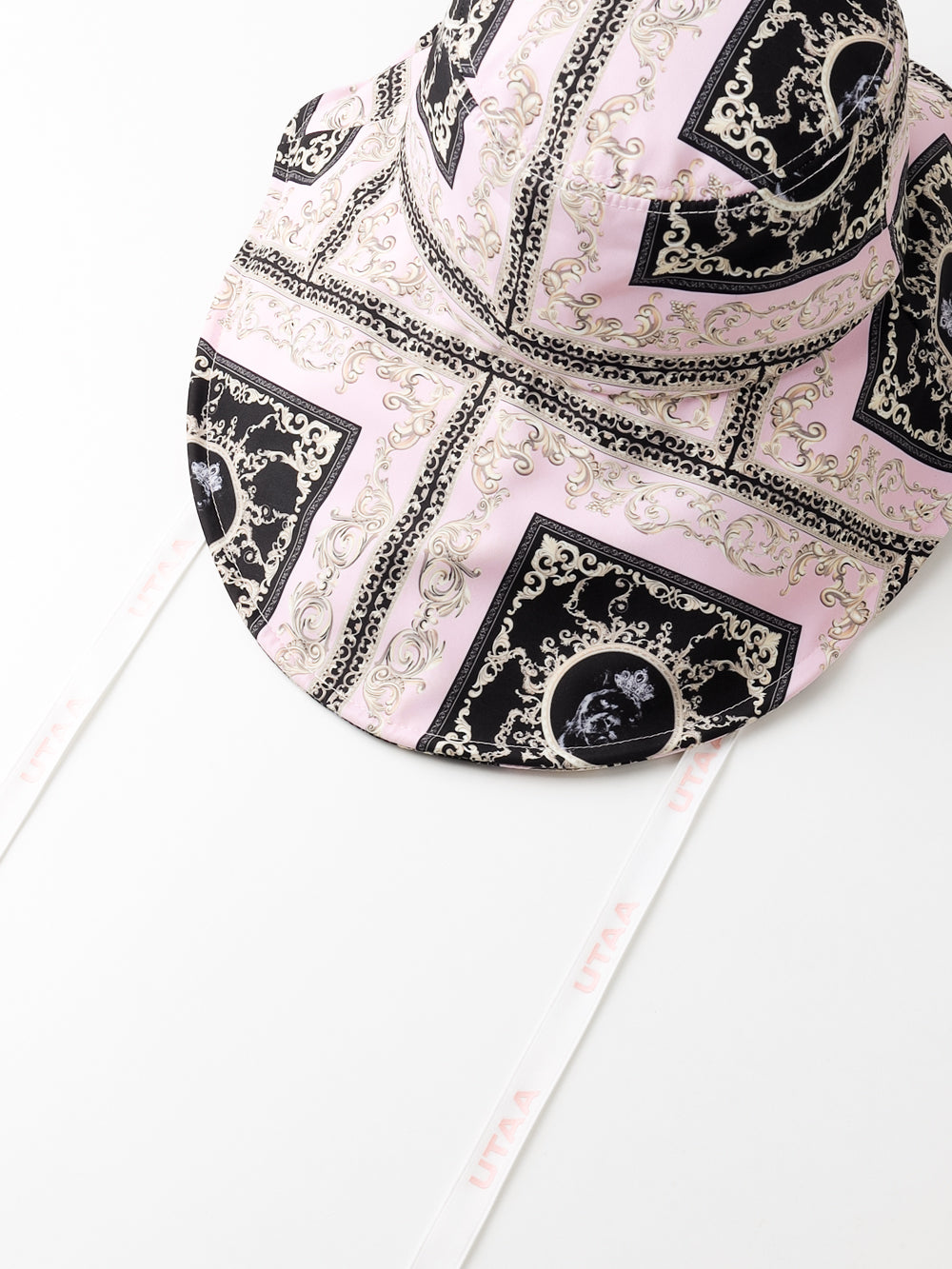 UTAA カラーパールバロックバケットハット ライトピンク : Women's