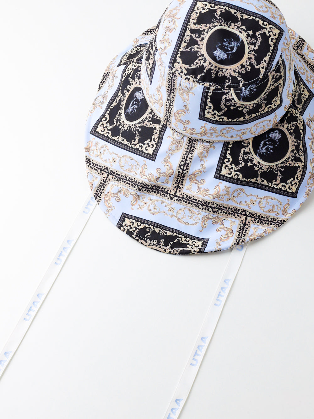 UTAA カラーパールバロックバケットハット スカイブルー : Women's