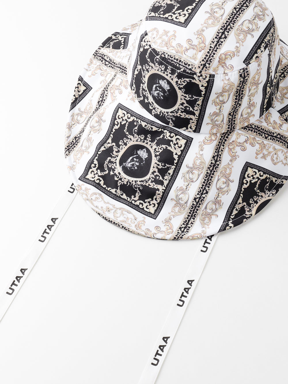 UTAA カラーパールバロックバケットハット ホワイト : Women's