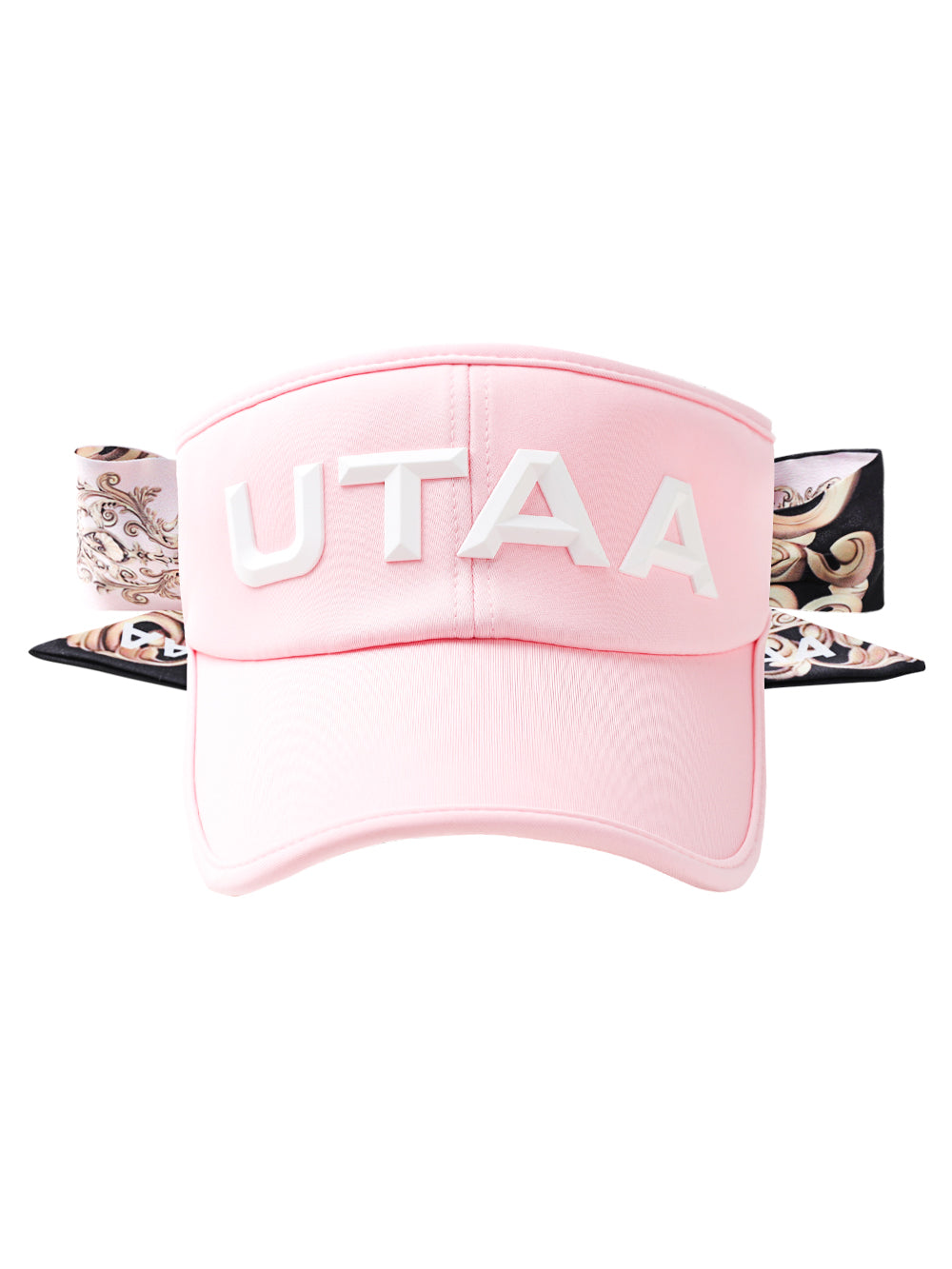 ユタ カラーパールバロックフィギュアリボンサンバイザー (女性用)