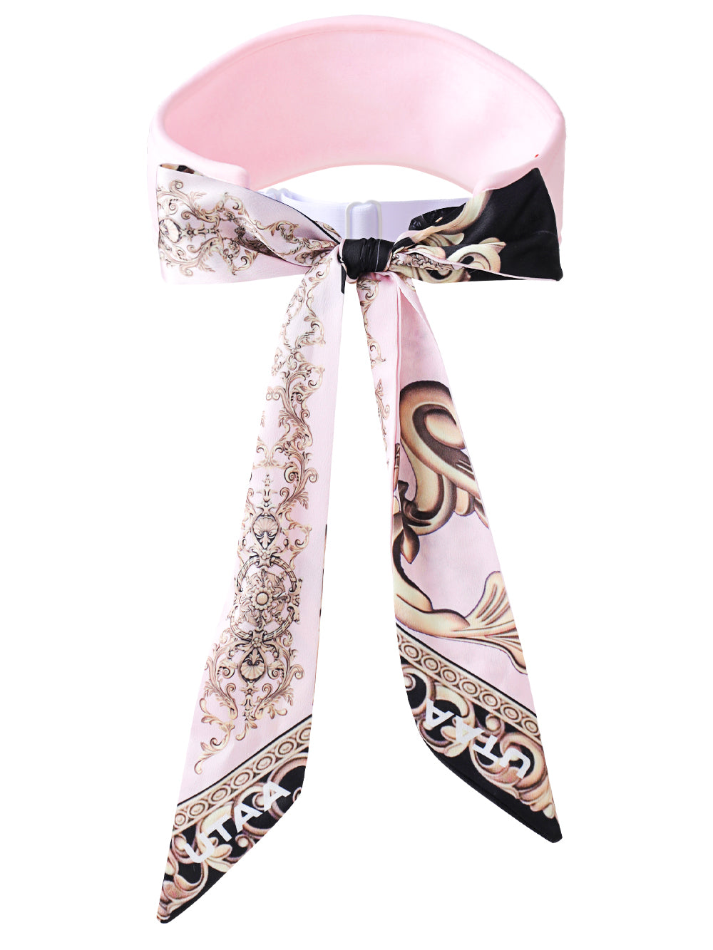 ユタ カラーパールバロックフィギュアリボンサンバイザー (女性用)