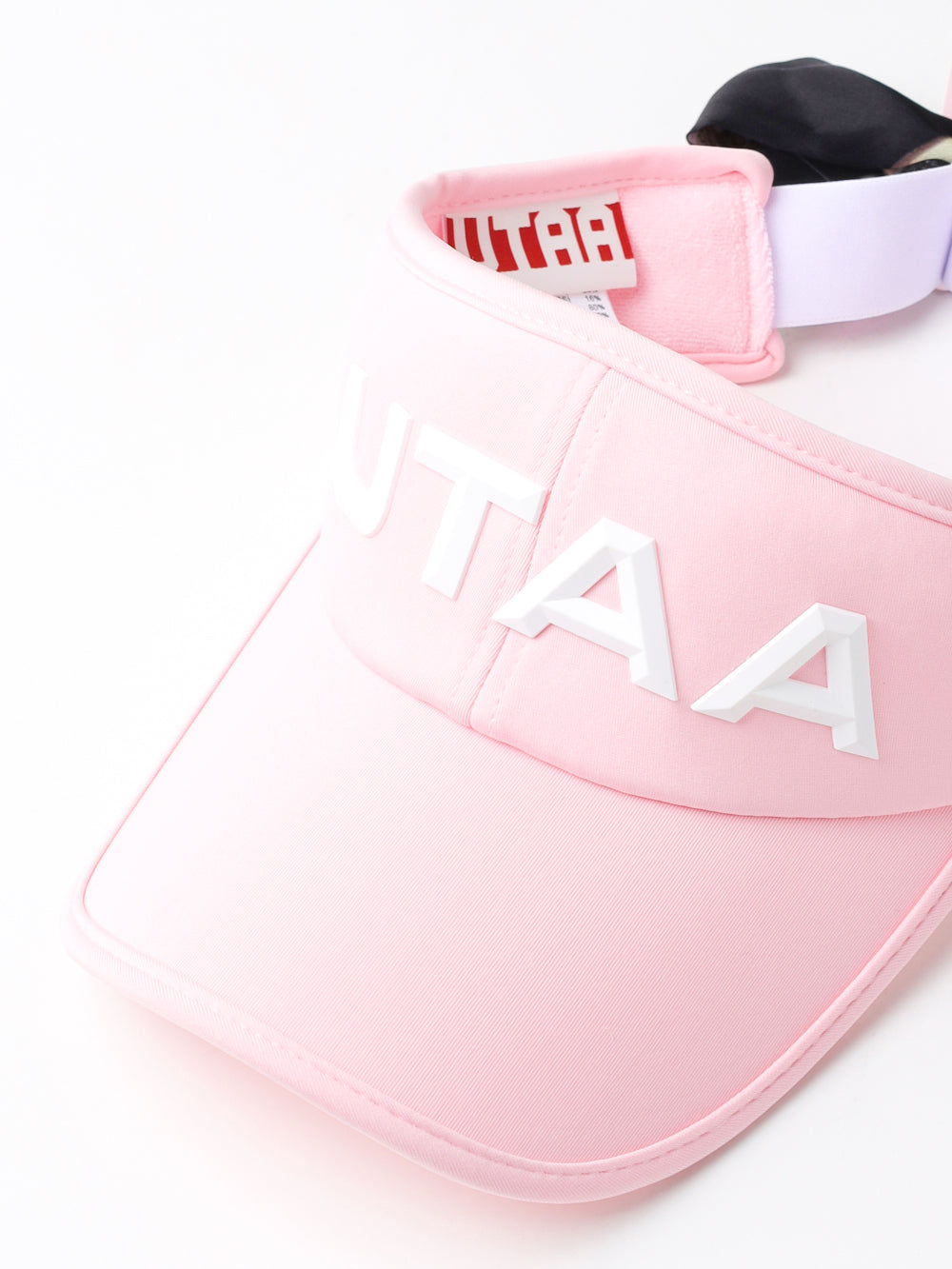 ユタ カラーパールバロックフィギュアリボンサンバイザー (女性用)