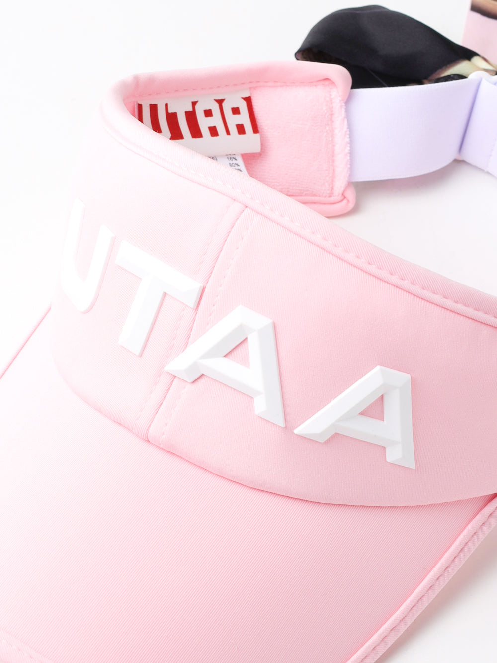 ユタ カラーパールバロックフィギュアリボンサンバイザー (女性用)