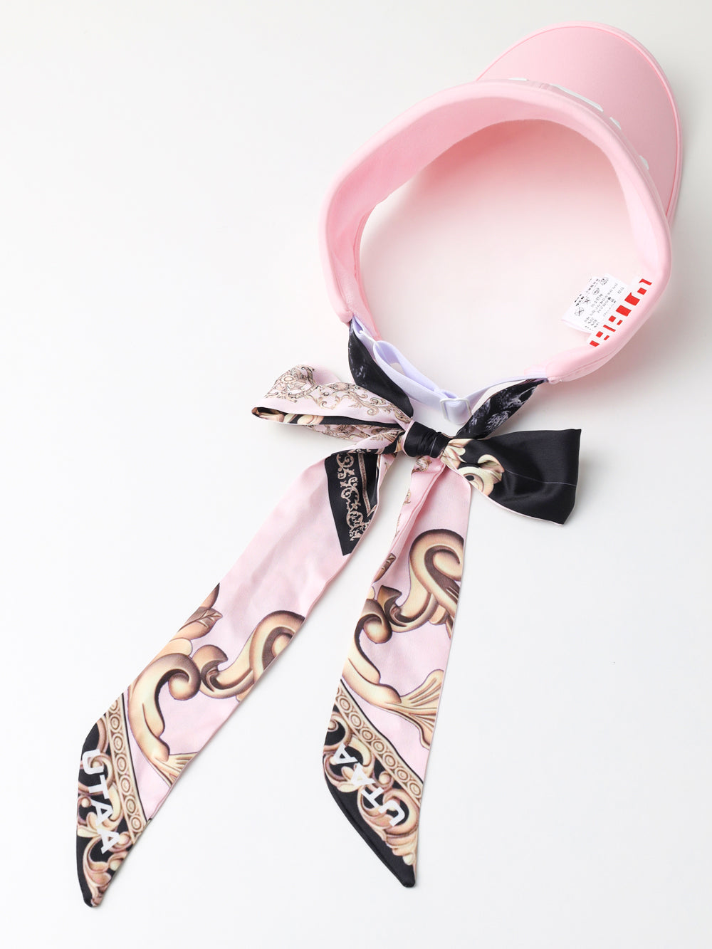 ユタ カラーパールバロックフィギュアリボンサンバイザー (女性用)