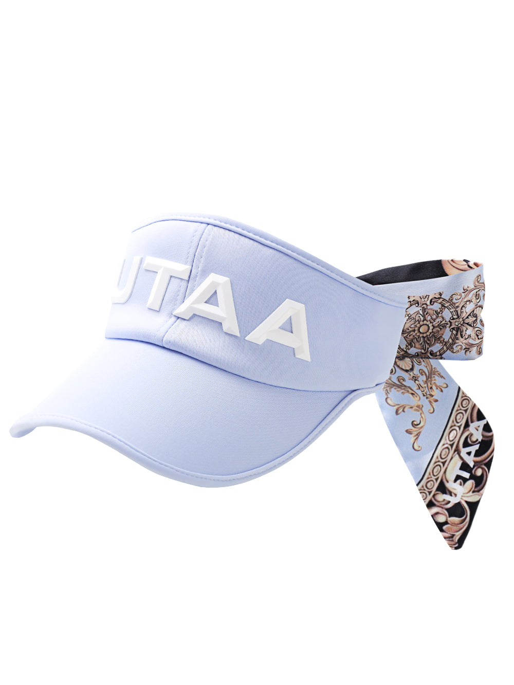 ユタ カラーパールバロックフィギュアリボンサンバイザー (女性用)