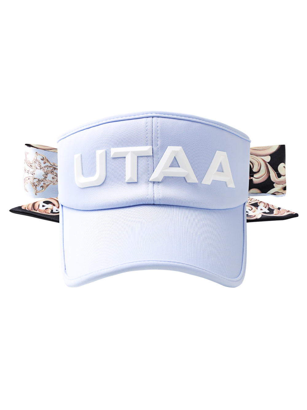 ユタ カラーパールバロックフィギュアリボンサンバイザー (女性用)