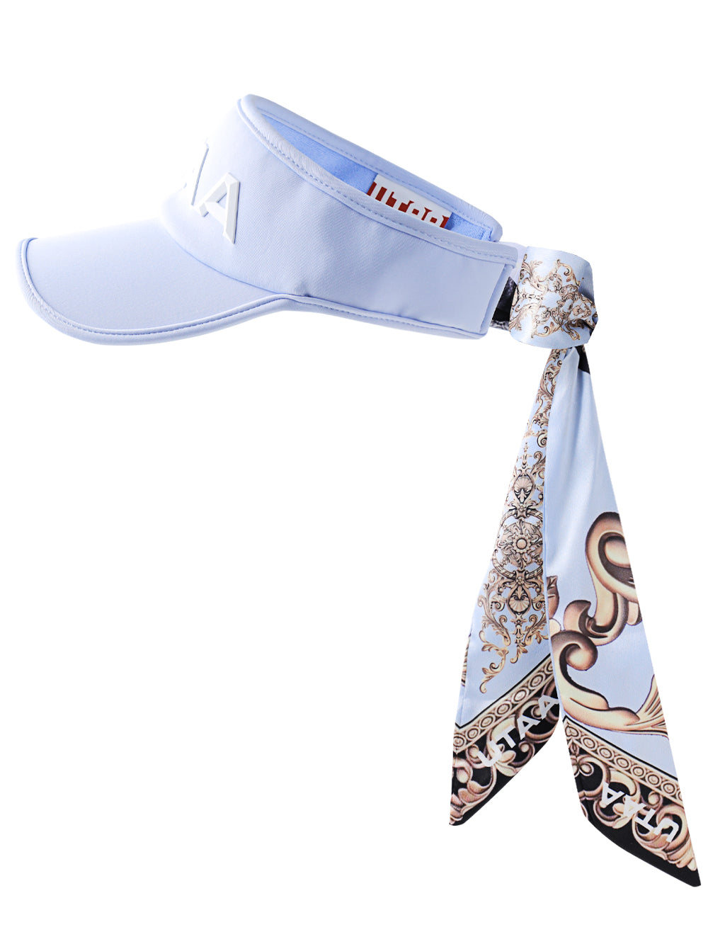 ユタ カラーパールバロックフィギュアリボンサンバイザー (女性用)