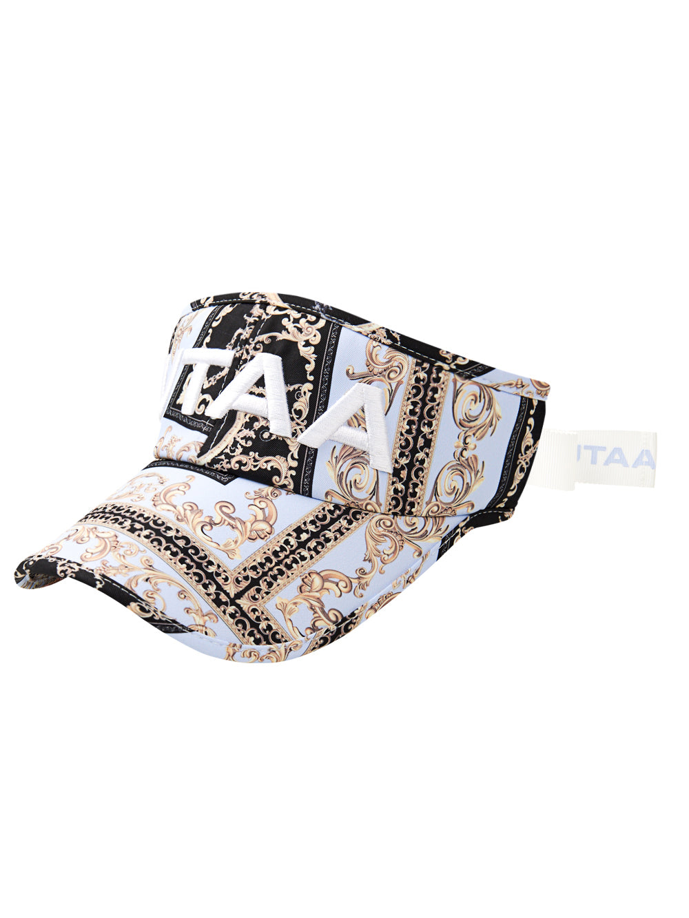 UTAA カラーパールバロックリボンサンバイザー : Women's