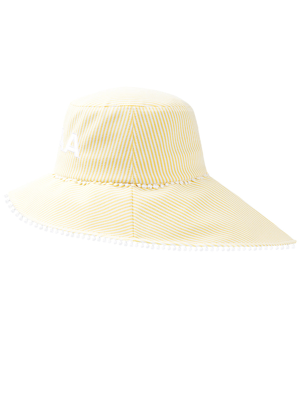 ユタ ドットレースピンストライプバケットハット (女性用)