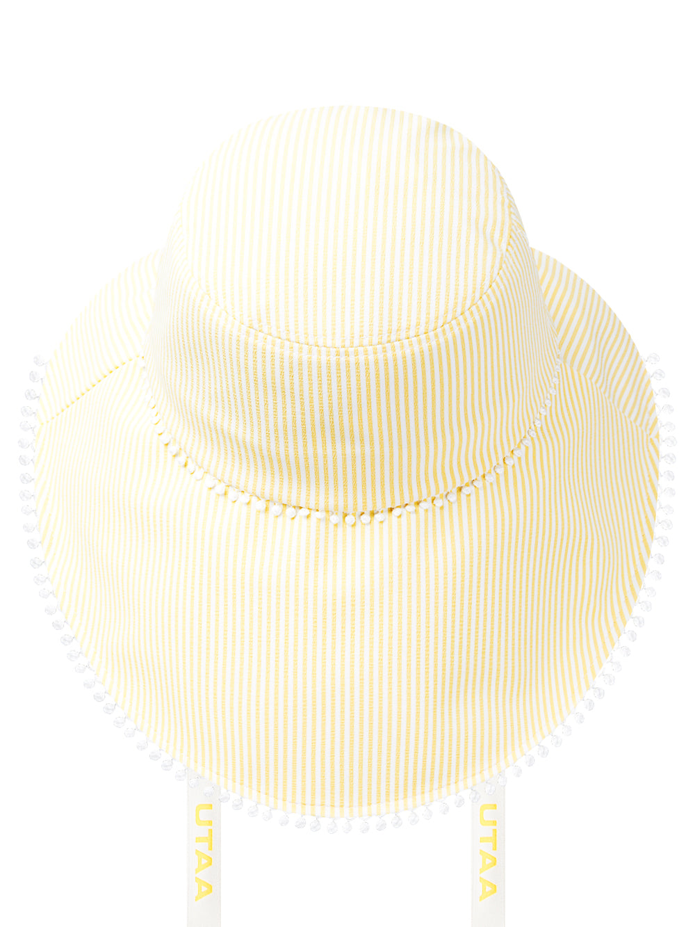 ユタ ドットレースピンストライプバケットハット (女性用)