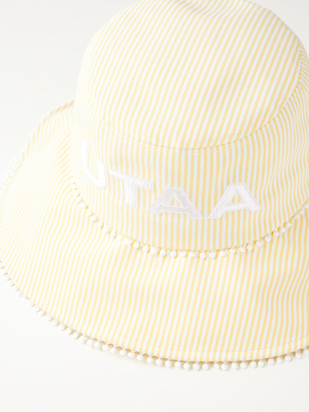 ユタ ドットレースピンストライプバケットハット (女性用)