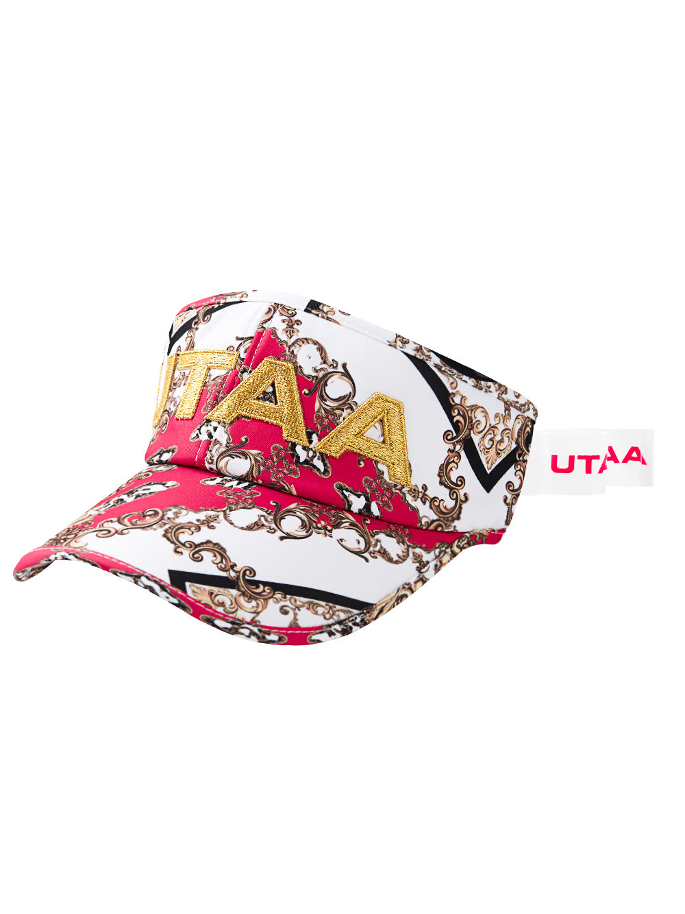 UTAA APEXチェーンバロックリボンサンバイザー ピンク : Women's