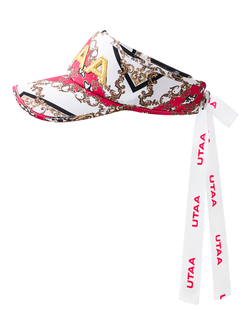 UTAA APEXチェーンバロックリボンサンバイザー ピンク : Women's