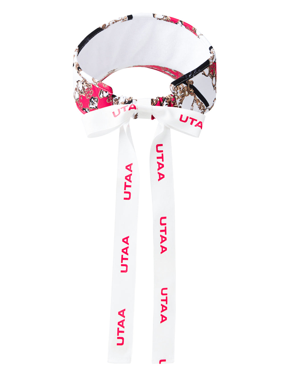 UTAA APEXチェーンバロックリボンサンバイザー ピンク : Women's
