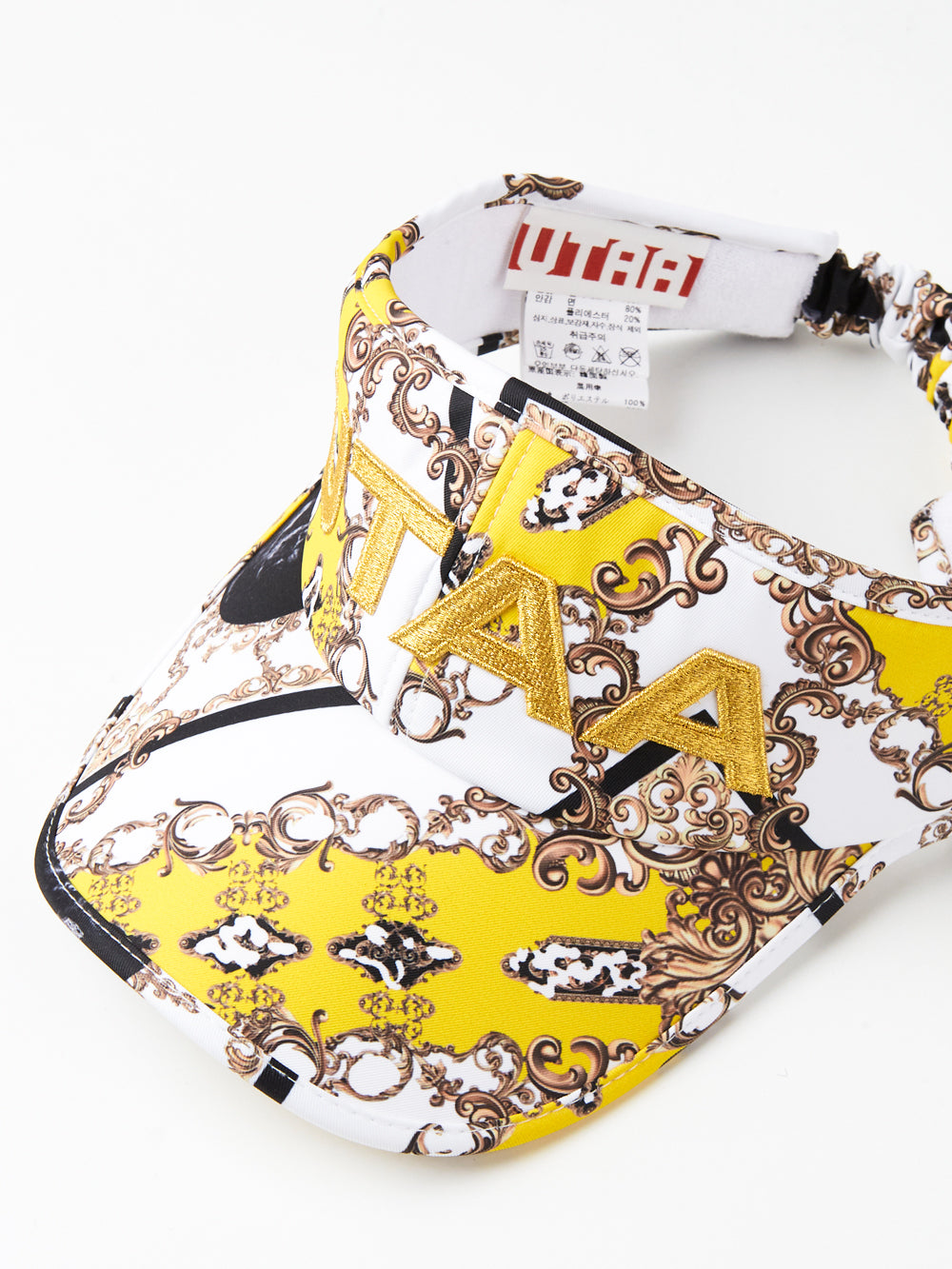 UTAA APEXチェーンバロックリボンサンバイザー イエロー : Women's