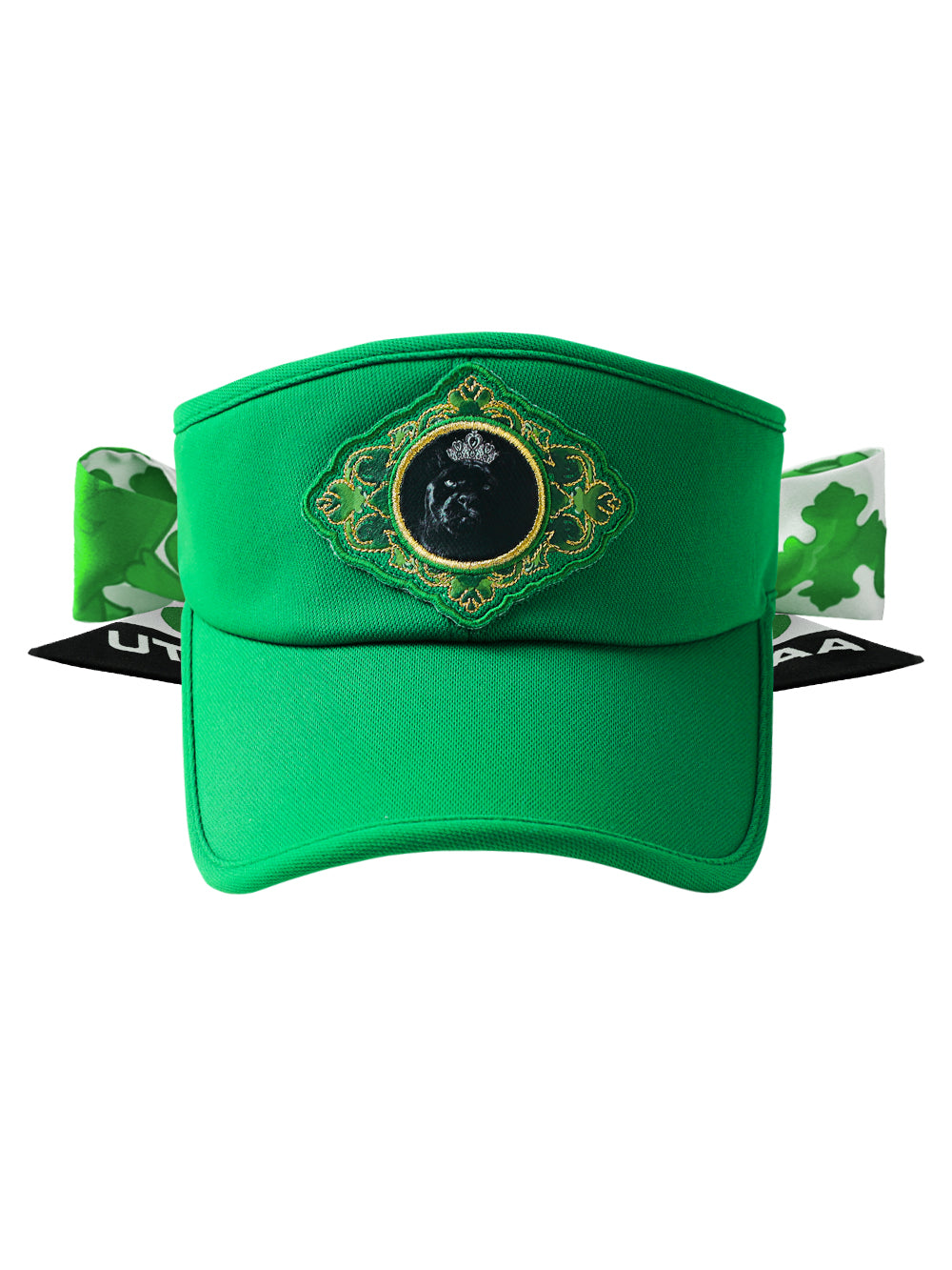 ユタ シークエンスバロックグラフィックエンパイヤリボンサンバイザー (女性用)